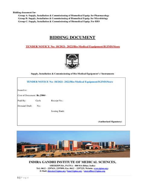 bids and tenders kitchener.